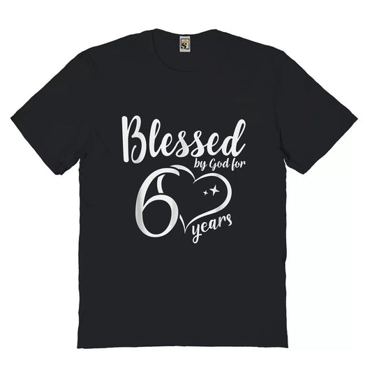 60Th Birthday Shirt Happy Birthday Gift Blessed By God, Premium Tshirt, Christian Shirt, Gift For Jesus Lover