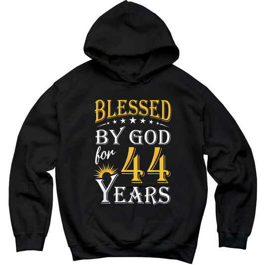 Vintage Blessed By God For 44 Years Happy 44Th Birthday, Premium Hoodie, Unisex Hoodie, God Christian Shirt