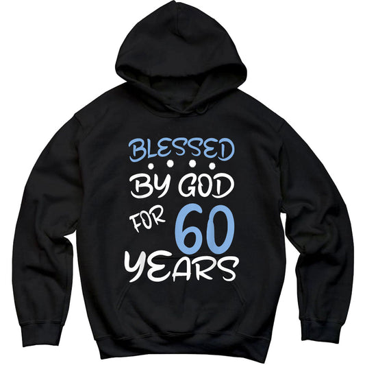 Vintage Blessed By God For 60 Years Happy 60Th Birthday, Premium Hoodie, Unisex Hoodie, God Christian Shirt